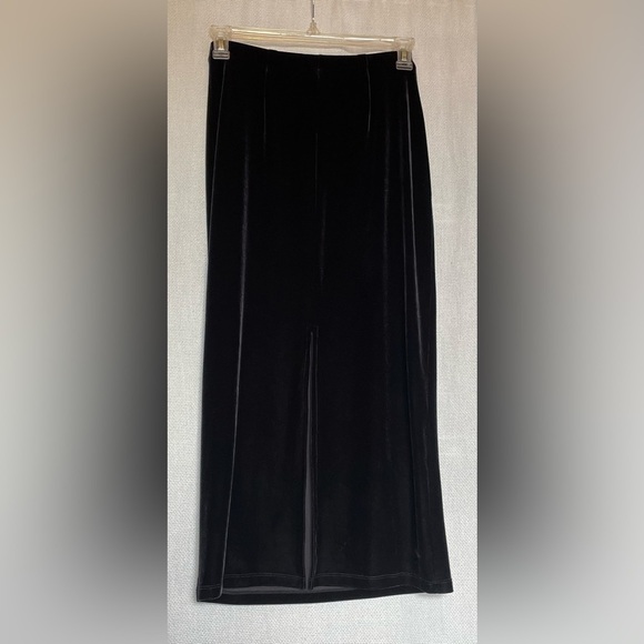 Ann Taylor Petite velvet maxi skirt - Picture 2 of 7